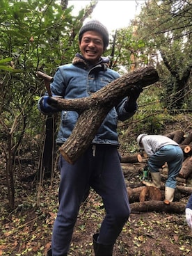 「Revival 90% Products by Varde77（リバイバルナインティパーセントプロダクツバイバルデセブンティセブン）のアイテム」を使った、Junichiさん（メンズ・173cm）の冬コーディネート