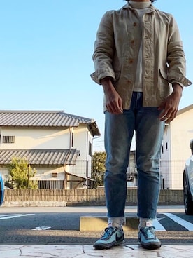 「アイテム（ブルゾン）」を使った、Junichiさん（メンズ・173cm・30代）の冬コーディネート