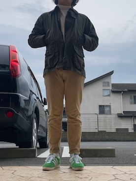 「アイテム（ブルゾン）」を使った、Junichiさん（メンズ・173cm・30代）の春コーディネート
