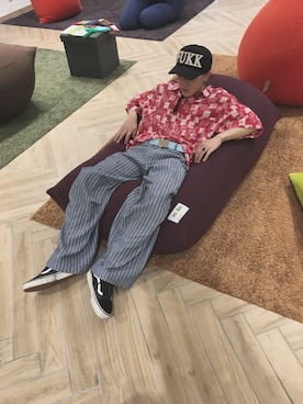 「FRESH.I.AM（フレッシュ.アイ.アム）のアイテム」を使った、ひかるさん（メンズ・165cm）の夏コーディネート