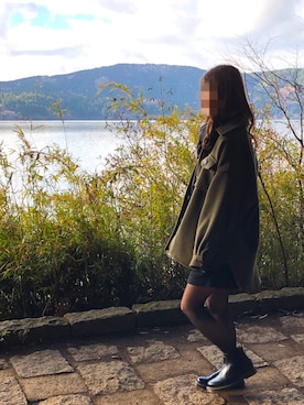 「Dr. Martens（ドクターマーチン）のDr.Martens  CHELSEA BOOT（ブーツ）」を使った、shihoさん（レディース・164cm）の冬コーディネート