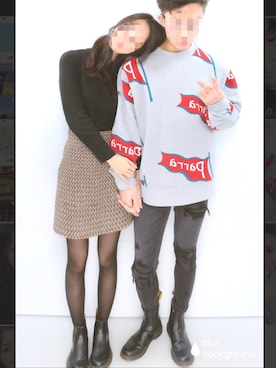 「Parra（パーラ）のアイテム」を使った、shihoさん（レディース・164cm）の冬コーディネート