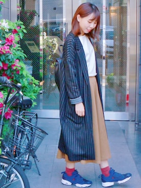 「PULL&BEAR（プルアンドベア）のアイテム（テーラードジャケット）」を使った、Zonaさん（レディース・158cm）の春コーディネート