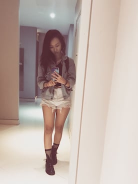 「Kenneth Cole（ケネスコール）のアイテム」を使った、Shuang さん（レディース・168cm）の春コーディネート