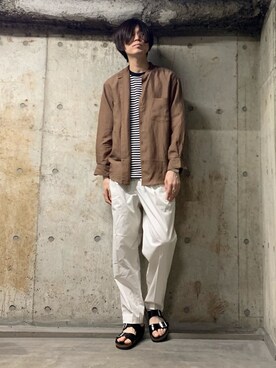 「ARIZONA」｜STORE   東京ベイ　本田翼さん（メンズ・178cm）の春コーディネート