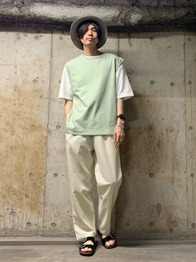 「ARIZONA」｜STORE   東京ベイ　本田翼さん（メンズ・178cm）の春コーディネート