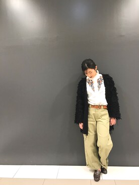 「彼氏いません」｜mi-koさん（レディース・162cm）の冬コーディネート