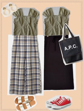 m.t.✳︎さん（レディース・158cm）の春コーディネート