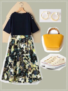 m.t.✳︎さん（レディース・158cm）の春コーディネート