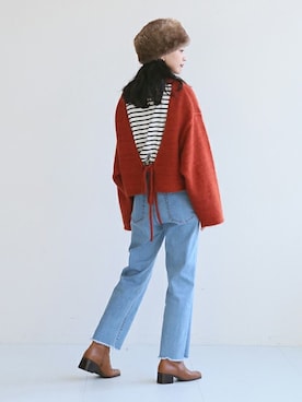 「SLOBE citron.（スローブシトロン）のアイテム」を使った、chihoさん（レディース・161cm）の秋コーディネート