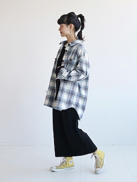 「SLOBE citron.（スローブシトロン）のアイテム」を使った、chihoさん（レディース・161cm）の冬コーディネート