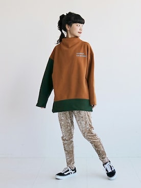 「SLOBE citron.（スローブシトロン）のアイテム」を使った、chihoさん（レディース・161cm）の冬コーディネート