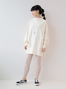 「SLOBE citron.（スローブシトロン）のアイテム」を使った、chihoさん（レディース・161cm）の冬コーディネート