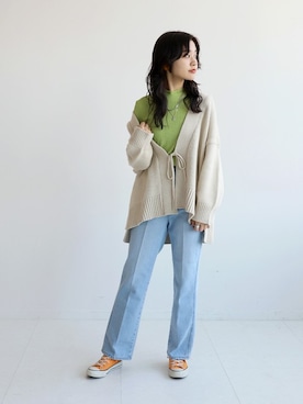 「SLOBE citron.（スローブシトロン）のアイテム」を使った、chihoさん（レディース・161cm）の冬コーディネート