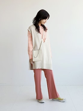 chihoさん（レディース・161cm）の冬コーディネート