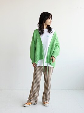 「SLOBE citron.（スローブシトロン）のアイテム」を使った、chihoさん（レディース・161cm）の冬コーディネート