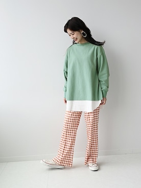 「SLOBE citron.（スローブシトロン）のアイテム」を使った、chihoさん（レディース・161cm）の冬コーディネート