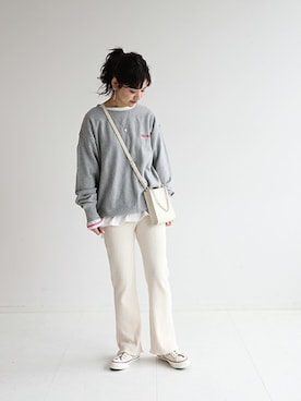 「SLOBE citron.（スローブシトロン）のアイテム」を使った、chihoさん（レディース・161cm）の春コーディネート