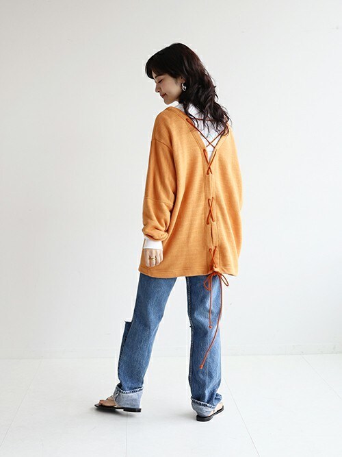 SLOBE IENA�{��chiho�����T�V���c/�J�b�g�\�[�uSLOBE citron. LE MONADE TOUR����TEE���iSLOBE citron.�b�X���[�u�V�g�����j�v���g�����R�[�f�B�l�[�g