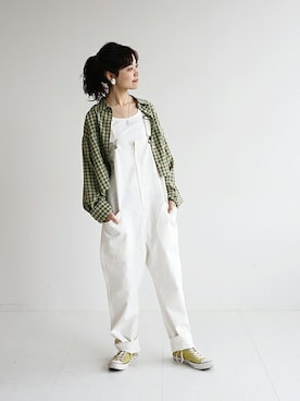 「SLOBE citron.（スローブシトロン）のアイテム」を使った、chihoさん（レディース・161cm）の春コーディネート