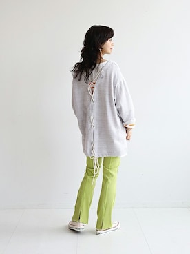 「SLOBE citron.（スローブシトロン）のアイテム」を使った、chihoさん（レディース・161cm）の春コーディネート