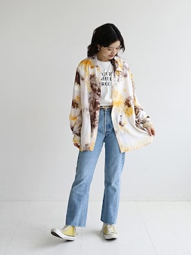 「SLOBE citron.（スローブシトロン）のアイテム」を使った、chihoさん（レディース・161cm）の春コーディネート