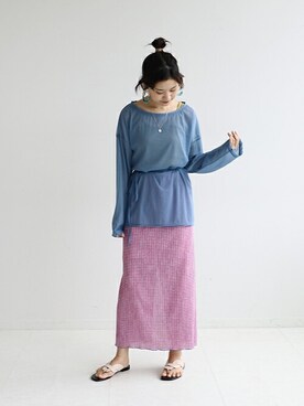 chihoさん（レディース・161cm）の春コーディネート