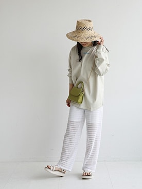 「SLOBE citron.（スローブシトロン）のアイテム」を使った、chihoさん（レディース・161cm）の春コーディネート