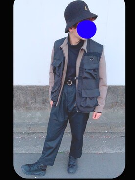 「平成最後のWEARISTAセンバツ」｜「アイテム（その他アウター）」を使った、うーさん（メンズ・170cm）の春コーディネート