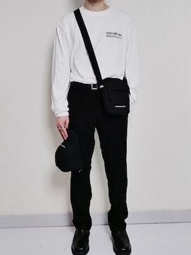 「LMCのアイテム（トップス）」を使った、kyoさん（メンズ・175cm）の秋コーディネート
