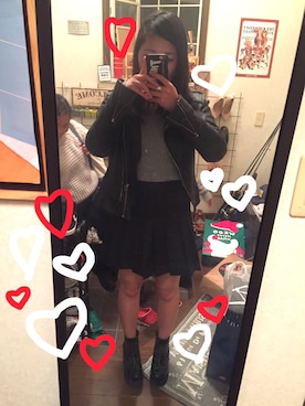 YUME🐻🤘さん（レディース・156cm）の冬コーディネート