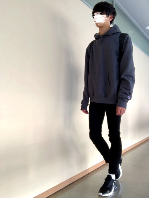 ギネス 座標 終了する チャコールグレー パーカー コーデ Akashinishi Rc Org