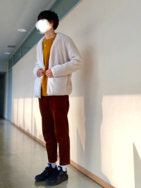 「ハラチ」｜「アイテム（ジャケット/アウター）」を使った、makishiさん（メンズ・183cm）の冬コーディネート