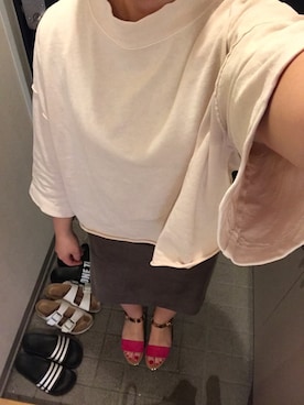 「ISATO DESIGN WORKS（イサトデザインワークス）のアイテム」を使った、mofuさん（レディース・148cm）の春コーディネート