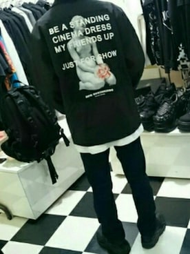 「MISBHV（ミスビヘイブ）のアイテム（ナイロンジャケット）」を使った、takuma.さん（メンズ・168cm）の春コーディネート