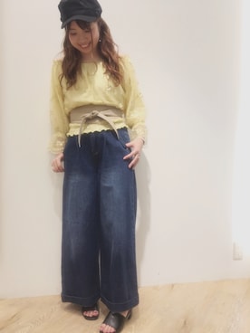 かなみさん（レディース・156cm）の春コーディネート