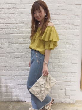 かなみさん（レディース・156cm）の春コーディネート