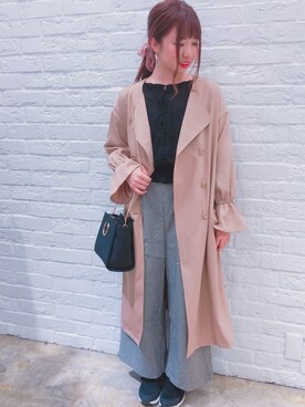 かなみさん(レディース・156cm)の冬コーディネート