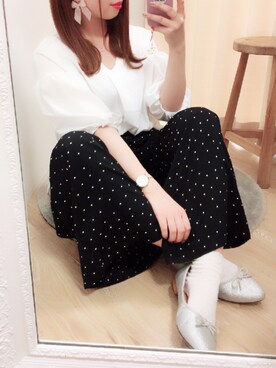 かなみさん（レディース・156cm）の春コーディネート