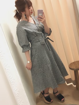 かなみさん（レディース・156cm）の春コーディネート