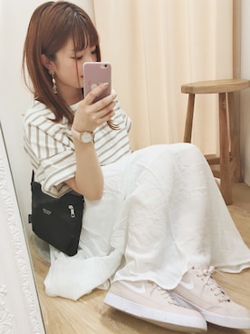 かなみさん（レディース・156cm）の夏コーディネート