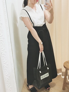 かなみさん（レディース・156cm）の夏コーディネート