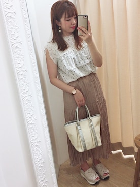 かなみさん（レディース・156cm）の夏コーディネート