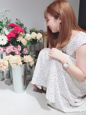 かなみさん（レディース・156cm）の夏コーディネート