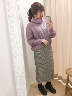 かなみさん(レディース・156cm)の秋コーディネート