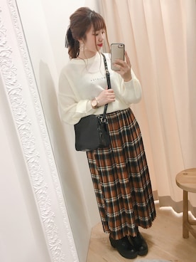 かなみさん（レディース・156cm）の秋コーディネート