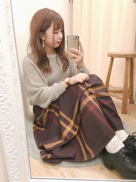 かなみさん（レディース・156cm）の秋コーディネート