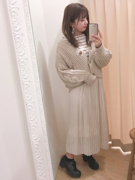 かなみさん（レディース・156cm）の冬コーディネート