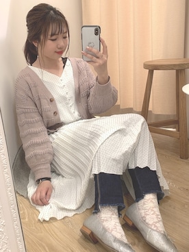 かなみさん(レディース・156cm)の冬コーディネート