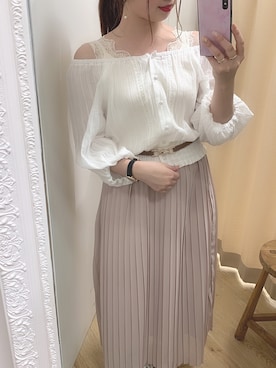 かなみさん（レディース・156cm）の春コーディネート